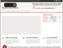 Tablet Screenshot of ellebiautonoleggio.it